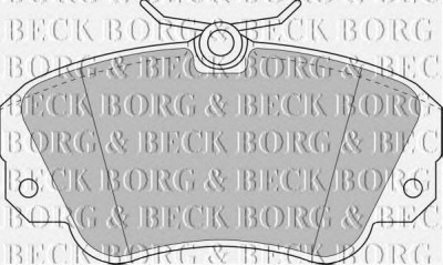 BORG & BECK bbp1448 -  Комплект тормозных колодок, дисковый тормоз